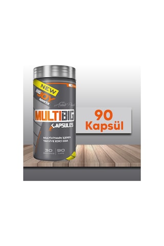 Bigjoy Multibig Vitamin Mineral 90 Kapsül - Multivitamin