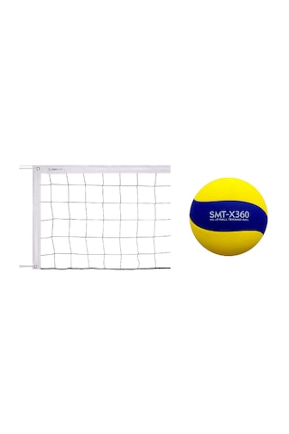 Okul Voleybol Filesi 4.00mt Ve Summit X360 Voleybol Topu Seti