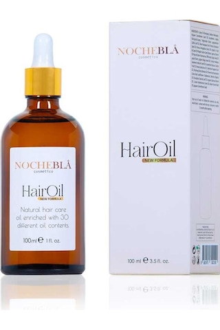 Nochebla Hair Oil Onarıcı Besleyici ve Güçlendirici Doğal Saç Bakım Yağı 100 ML