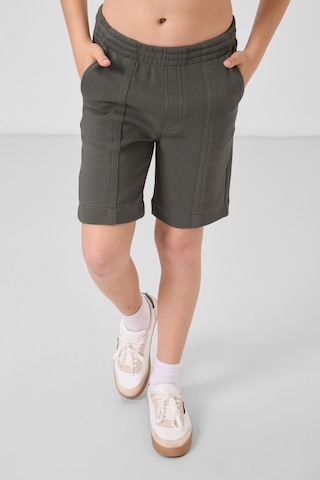 Tommylife Haki Pamuklu Yumuşak Dokulu Standart Fit Basic Erkek Çocuk Şort - 11289 Haki