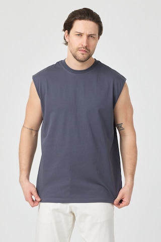 Urbantrendstore Unisex Erkek Kadın Pamuklu Antrenman Sporcu Atleti Oversize Kolsuz T-shirt Atlet Sporcu, Basketbol, Fitness, Jogging Fitness Spor Atlet Trend Atlet Gym Atlet Rahat Kalıp Salaş Günlük Atlet Lacivert