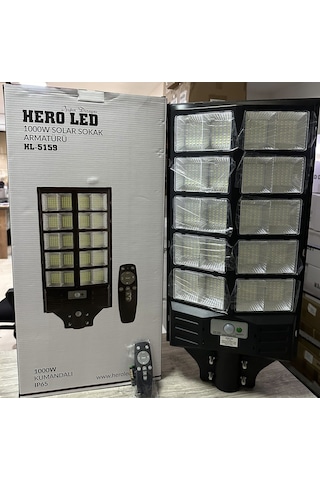 Hero 1000w Solar Sokak Armatürü Güneş Enerjili