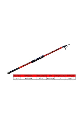 Captain 1696 Method 390cm Tele Surf Kamış 100-200gr Atar