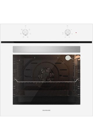 Silverline BO6501W01 - CS5665W01 2'li İkili Beyaz Cam Ankastre Set