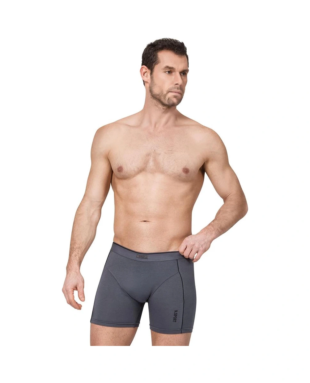 Namaldı 197 Erkek Modal Biyeli Boxer Siyah