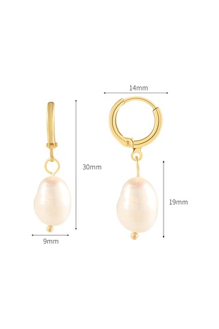 Altın Huggie Küçük Halka Küpeler Charm İle Kişiselleştirilmiş Yıl Gold