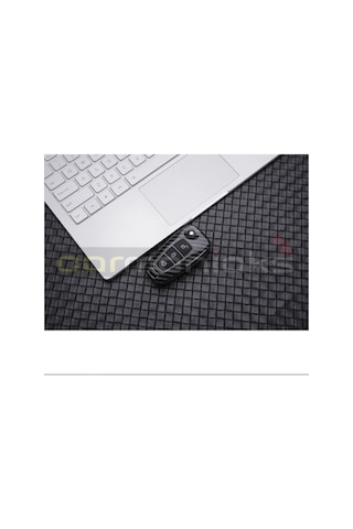 Ford Uyumlu Uyumlu Anahtar Karbon Metal Anahtar Kılıfı (421434785)