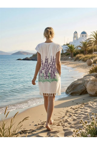 Trendol Fashion Life Peştemal Plaj Elbisesi Ve Panço Yazlık İnce Dokuma - Baskılı Peştemal Plaj Elbisesi Ve Panço Yazlık İnce Dokuma - Baskılı Peştemal Plaj Elbisesi Ve Panço Yazlık İnce Dokuma - Baskılı Çok Renkli