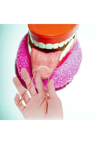 Kuhı Bakır Oil Pulling Yağ Çekme Dil Plak Temizleme Aleti Dil Fırçası Sıyırıcı Dil Kaşığı