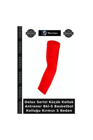 Delux Serisi Küçük Kolluk Antrenor Bkl-s Basketbol Kolluğu Kırmızı S Beden