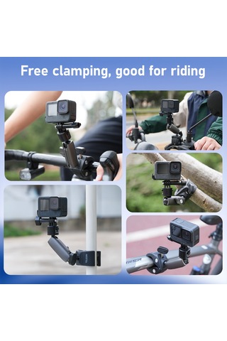 Telesin S3-hbm-01 Hızlı Bırakma Bisiklet Gidon Kelepçe Siyah