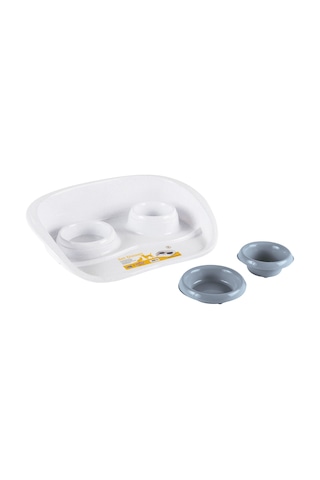 İkili Mama Kabı 300ml + 250ml