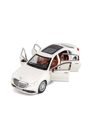 Mercedes-benz Araba Mercedes E300l Araba 1:24 Diecast Metal Model Koleksiyon Araba Sesli Işıklı 21cm