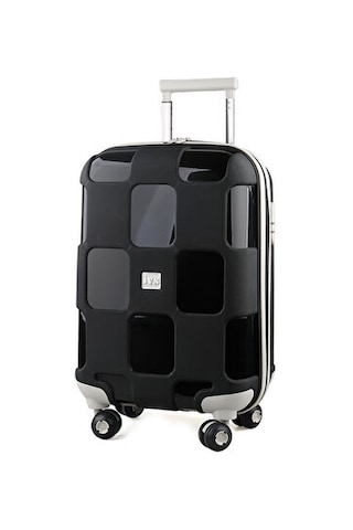 İvs Siyah Bej Yesil Kare Kabin Boy Kabin Boy Seyahat Çantası Pp4040-115-s Siyah Siyah