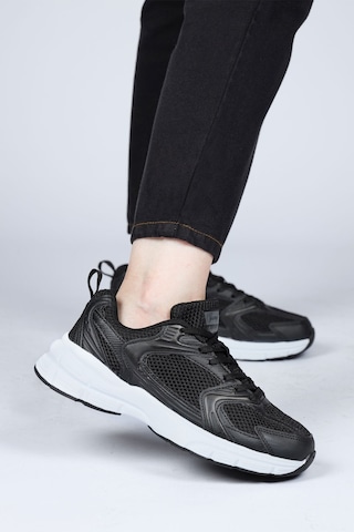 Jump 28712 Siyah - Beyaz Kadın Sneaker Günlük Spor Ayakkabı Bej