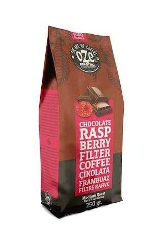 Oze Çikolata Frambuaz Aromalı Filtre Kahve 250 G Makine Kağıt Filtre Metal Filtre