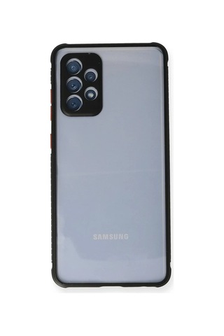 Samsung Galaxy A72 Kılıf Miami Şeffaf Silikon - Siyah 90102907
