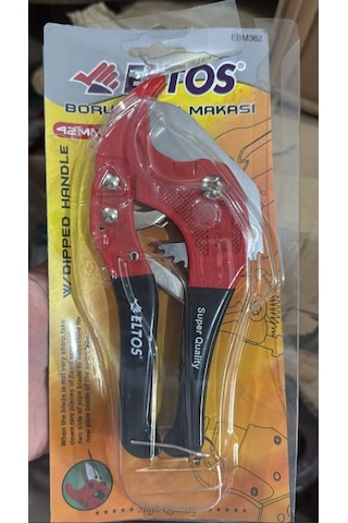 Boru Kesme Makası, 42 Mm, Cırcırlı, Paslanmaz Çelik Bıçak, Alüminyum Gövde, Tek Elle Çapaksız Kesim, Ebm362,