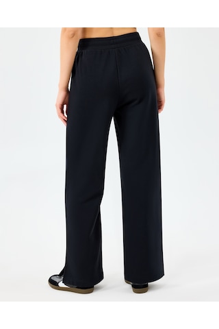 Skechers W Essential Wide Leg Regular Fit Sweatpant Kadın Siyah Eşofman Altı S2610010-3817 Siyah