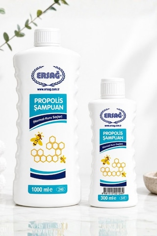 Ersağ Aparatlı Propolisli Şampuan 1 L