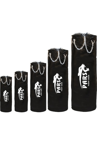 Pars Boks Torbası Kum Torbası İçi Dolu Siyah 70 X 25 Cm Siyah