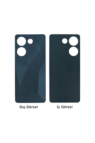 Teknonet Tecno Camon 20 Pro Uyumlu Batarya Kapağı - Yeşil Yeşil