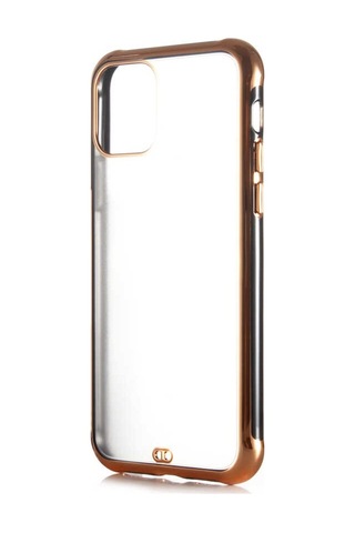 Apple Uyumlu iPhone 11 Pro Max Kılıf Zore Voit Altın Renk Tasarımlı Kılıf