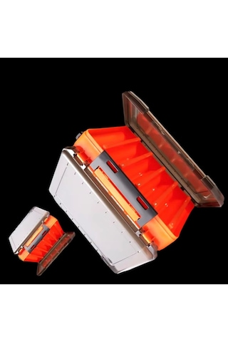 Rapala Kutusu Çift Taraflı Jig Yem Kutusu 20x17x4.5 Kırmızı