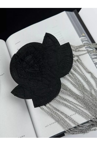 Slubov'u Epolet 1 Adet, Zincirli Ve Taşlı Broş 238302282 Gri