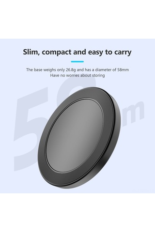 Neevoyu İphone 15/14/13/12 Serisi İçin Manyetik Telefon Tutucu, Abs+pc Malzeme, 1/4" Trípod Bağlantısı, Manyetik Halka İçeren Sabit Tutma