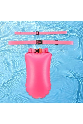 Ganzhoushop Suntek Şişme Kırmızı Havuz Yüzme Yürüyüş Göl Ve Deniz İçin Kırmızı