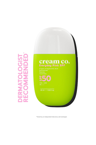 Spf50 Pink Güneş Koruyucu Krem, Ton Eşitleyici Leke Karşıtı, Aydınlatıcı, 40 Ml, Güneş Serumu