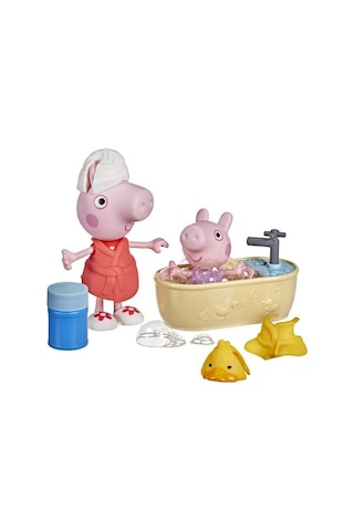Peppa Pig Ve Arkadaşları Peppa'nın Köpük Banyosu Oyun Seti G3342-g2184