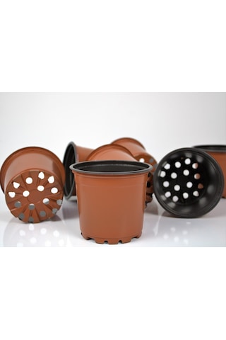 Vakum Saksı 12X10 Cm 100 Adet Üretim Saksı Çiçek Saksı Fide Saksı