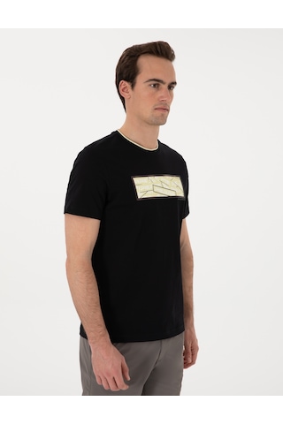 Pierre Cardin Erkek Siyah Tişört 50302577-vr046 Siyah