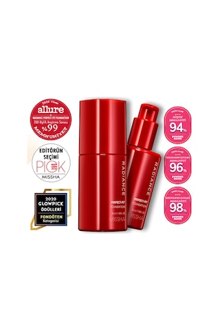 Missha Radiance Perfect Fit Fondöten SPF30+ 48 Saat Kalıcı Saten Fondöten No.23 Sand 35 ML