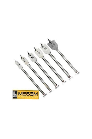 6 Parça Hex Yaprak Matkap Ucu Takımı Kelebek Yaprak Uç Seti+bits