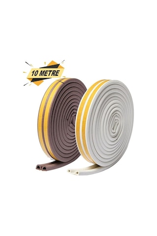 Kapı Pencere Bandı Fitili Yapışkanlı Soğuk Izolasyon 5X2=10 Metre (326613243)
