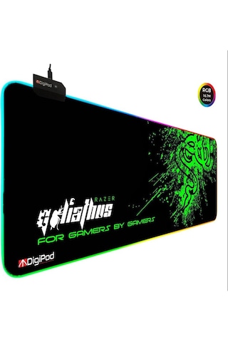 Digipod Gaming Oyuncu Mousepad Rgb Gaming Oyuncu Pad Kaymaz Taban 70 X 30 4mm Kalınlık 006