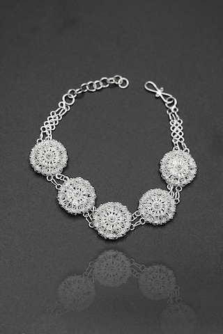 Midyat Nurtaş Gümüş Bereket Model Telkari 925 Ayar Gümüş Bileklik 201023048