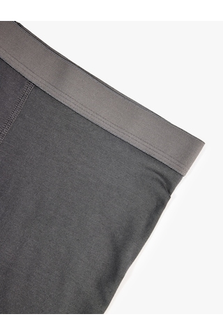 Koton Normal Bel Rahat Kalıp Modal Kumaş Basic Boxer Antrasit 7wlm90010mk