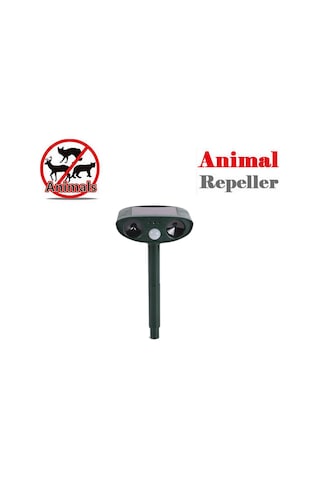 Cbtx Güneş Enerjili Ultrasonik Kedi Köpek Kovucu Yeşil