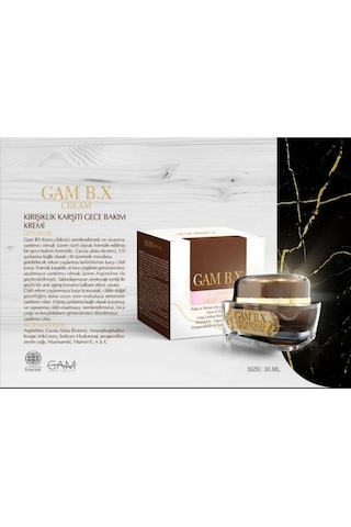 Gam B.X Kremi 30 ML