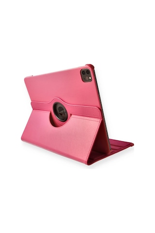Cosmotex Newface Apple iPad Uyumlu Pro 11 2020 Kılıf 360 Tablet Deri Kılıf - Pembe