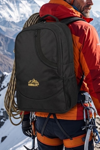 Lederax Körüklü Dağcı Ve Outdoor Sırt Çantası Ld663 Siyah
