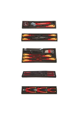 İzeltaş 8420 Elektrikçi Takım Çantası 5 Gözlü 45 Parça – 8420005046