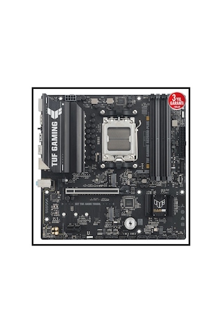 Asus Tuf Gamıng A620am-plus, 4xddr5, 2x M.2, Hdmı, 2xdp, Amd Ryzen 7000 Serisi, Am5 Soket Anakart