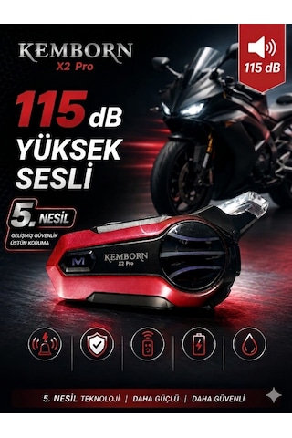 Motosiklet Kask Kulaklık 1 Adet 2 Kişilik İnterkom Seti