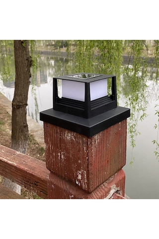 Mufunye Güneş Enerjili Dış Mekan Lambası, Çift Renkli Işık, Ev Bahçesi Ve Çit Aydınlatması, 6-12 Saat Süreli Aydınlatma, Dayanıklı Yapı Beyaz