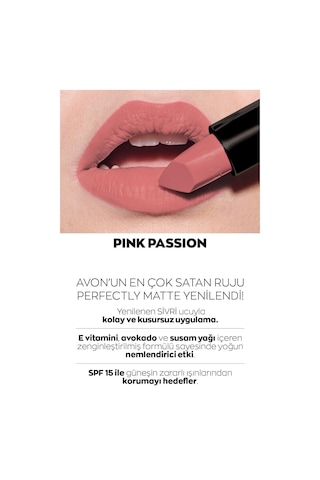Avon Glimmerstick Dudak Kalemi Pink Cashmere + Avon Ultra Mat Ruj Pink Passion